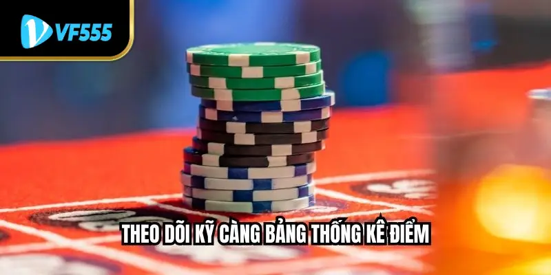 Theo dõi kỹ càng bảng thống kê điểm 